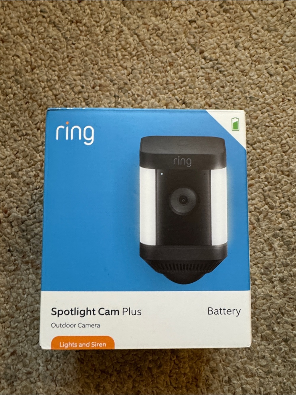 Ring Spotlight Cam Plus - Blue, Black, White